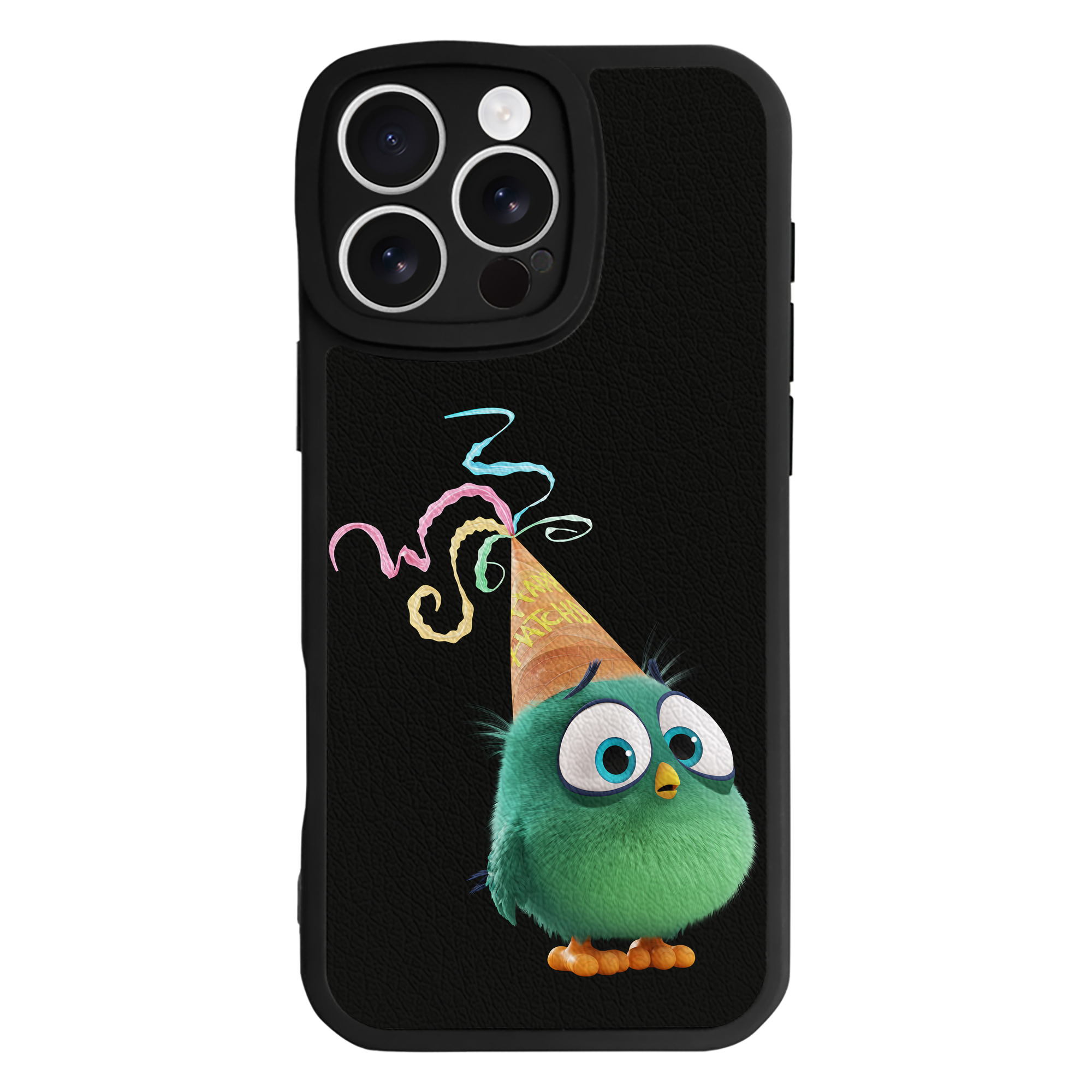 （画像用） Angry Birds アングリーバード 【iPhone 16シリーズ対応】シリコンスマホケース（レザー調） 材質：シリコン